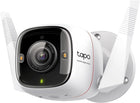Tapo ColorPro Wi-Fi Outdoor Camera | Plug-in | Daylight Clarity at Night | 2K QHD | Person/Pet/Vehicle Detection | Local/Cloud Storage (No Subscription) | 127° FOV | Built-in Siren Tapo C325WB