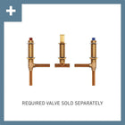 Moen T994 Chateau Two-Handle Low Arc Roman Tub Faucet Without Valve (Chrome)