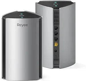 Reyee Whole Home Mesh WiFi System, AX3200 Smart WiFi 6 Router RG-R6 (2-Pack), Cover 6000Sq. Ft, Connect up to 150 Devices, Replaces Wireless WiFi Routers and Extenders
