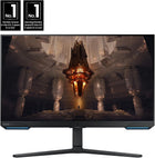 SAMSUNG Odyssey G70B Series 32-Inch 4K UHD Gaming Monitor, IPS Panel, 144Hz, 1ms, HDR 400, G-Sync and FreeSync Premium Pro Compatible, Ultrawide Game View - LS32BG702ENXGO