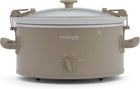 Crock-Pot Design Series 6-Quart Manual Slow Cooker, Alpaca Brown