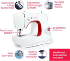 SINGER® MX231 Lightweight Portable Sewing Machine with Accessory Kit