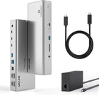 Thunderbolt 4 Dock, WAVLINK Thunderbolt 4 Docking Station with Quad 4K@60Hz Monitors, Four Thunderbolt4 Ports, 98W PD, 2.5G RJ45 Ethernet, SD V4.0, 10Gbps USB3.1, for MacBook Pro/Air etc