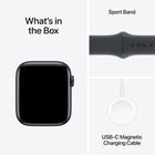Apple Watch SE (2nd Gen) [GPS 44mm] Smartwatch with Midnight Aluminium Case with Midnight Sport Band