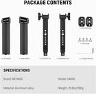 NEEWER Dual Handgrip Compatible with DJI RS5 RS4 RS4 Pro RS3 RS3 Pro RS2 RSC2 Ronin S SC Gimbal, Dual Handle Kit with 2 Mini NATO Rails, Quick Release NATO Clamps, 1/4\ & 3/8\ Threads, GA006