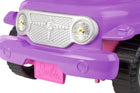 Barbie Off-Road Vehicle, Purple with Pink Seats and Rolling Wheels, 2 Seats, Toy for 3 to 7 Year Olds