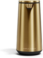 simplehuman Sensor Pump Foam Stainless Steel, Automatic Soap Dispenser for Kitchen and Bathroom, Touch-Free, Variable Dispense for Volume Control, Brass