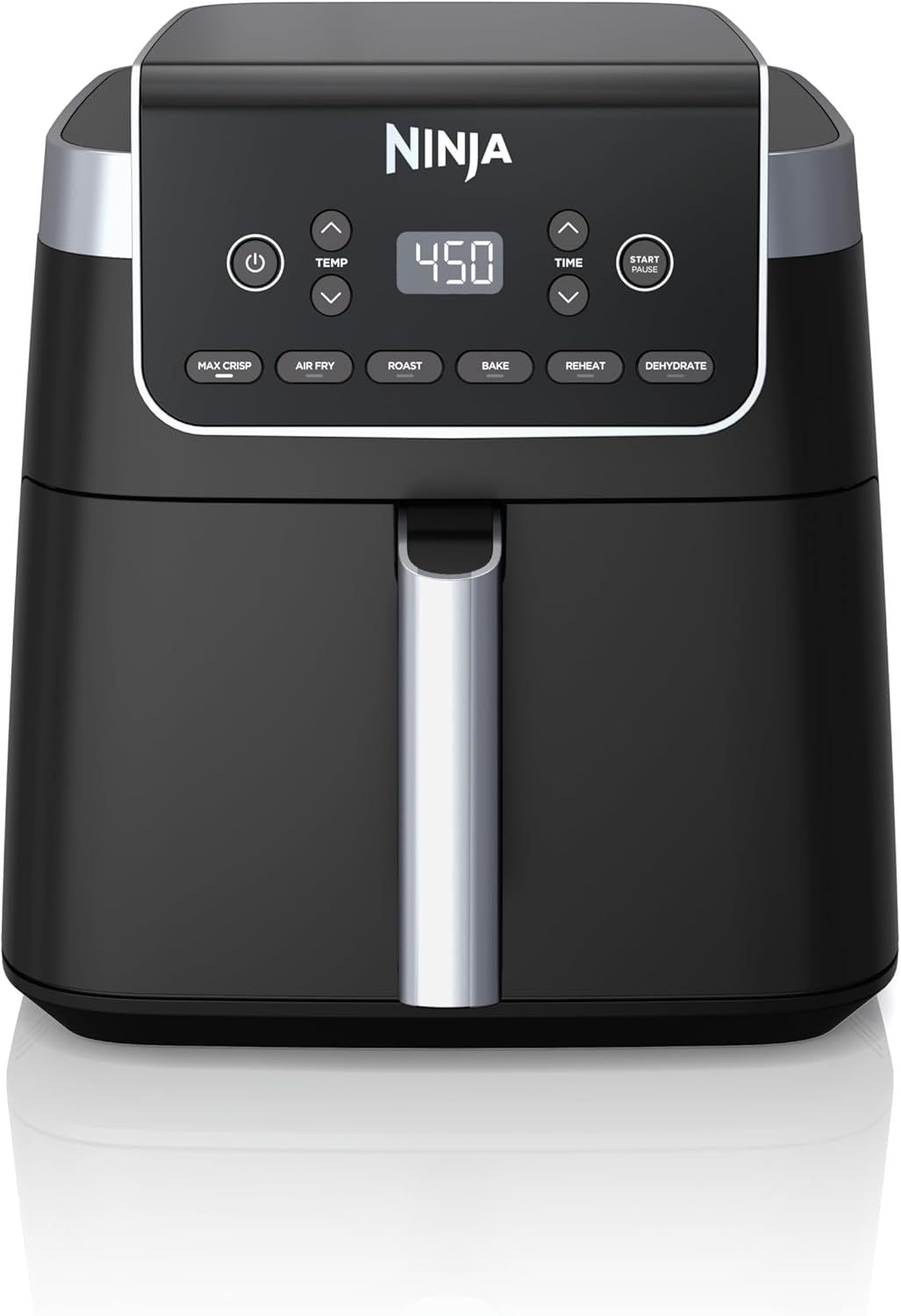 Ninja Air Fryer Pro XL 6-in-1 with 6.5 QT Capacity, Max Crisp, Air Fry, Air Roast, Bake, Reheat, Dehydrate, Max Crisp Technology with 450F, Nonstick Basket & Crisper Plate, AF181C (Canadian Version)