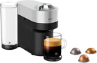 Nespresso Vertuo Pop + Deluxe Single Serve Coffee and Espresso Machine by De\'Longhi, Silver