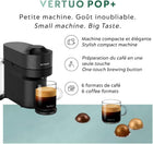 Nespresso Vertuo Pop+ Single Serve Coffee and Espresso Machine by De\'Longhi, Liquorice Black