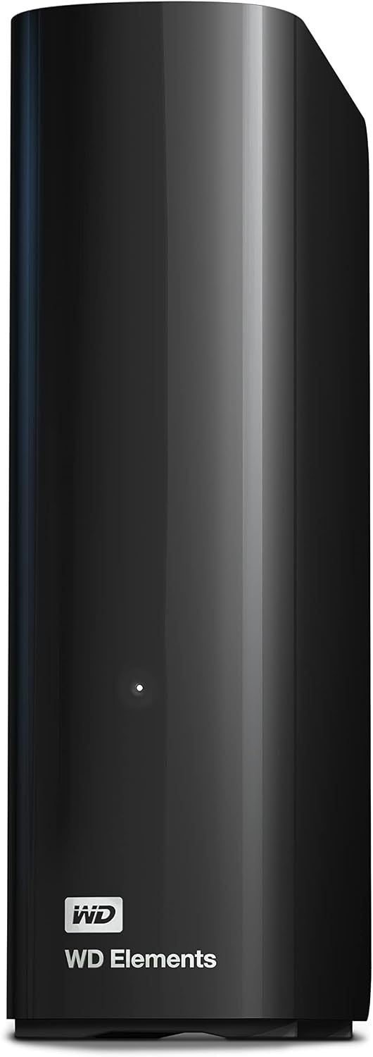 WD 20TB Elements Desktop External Hard Drive, USB 3.0 external hard drive for plug-and-play storage - WDBWLG0200HBK-NESN