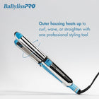 BaBylissPRO Nano Titanium Stainless Steel OPTIMA Hair Straightener, High Heat Professional Straightener, Heats To 465 °, Ion Generator for Smoothing, Curling, Dual Voltage