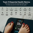 Wyze Scale Ultra, Smart Scale with 4.3 Color Display, Digital Bathroom Scale for Body Weight BMI Muscle Mass Composition, Wi-Fi & Bluetooth Body Fat Scale with Heart Rate, 400 lbs (Black)