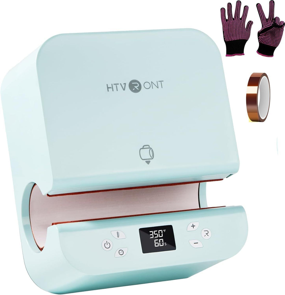 HTVRONT Auto Tumbler Heat Press Machine - Sublimation Tumblers, Glasses | Mug Press for Diameter 2.9-3.2\ Cup| Even Heat & Vivid Sublimation| Ideal for Beginner, Crafter, Hobbyist, Small Business