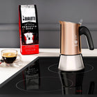 Bialetti Venus Induction 6-Cup Stainless Steel Stovetop Espresso Maker, Copper