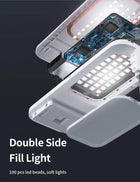Viozon Extendable Selfie Stand 360° Rotatable Mobile Phone Holder Rechargeable Wireless Foldable LED Light with 7 Brightness for Live Streaming / YouTube/Tikto/Video Recording