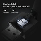 TP-Link USB Bluetooth Adapter for PC, Bluetooth 5.3 Dongle (UB500 Plus) - Long Range, Adjustable Antenna, Supports Windows 11/10/8.1/7 for Desktop, Laptop, Mouse, Keyboard, and More.