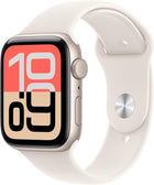 Apple Watch SE 3 [GPS 40mm] Smartwatch with Starlight Case with Starlight Sport Band. Fitness and Sleep Trackers, Heart Rate Monitor, Always-On Display, Water-Resistant