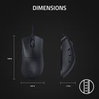 Razer DeathAdder V3 Wired Gaming Mouse: 59g Lightweight Ergonomic - 30K DPI Optical Sensor - Gen-3 Optical Switches - 8K Polling - 8 Programmable Controls - Speedflex Cable - Black