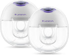 Lansinoh Discreet Duo Wearable Breast Pump, Hands Free Breast Pump, 4 Pumping Modes, 9 Levels Hospital Grade Suction, LED Display, Leak-Resistant Design, 2 Breast Flange Sizes Included: 24mm & 21mm (model #S32)