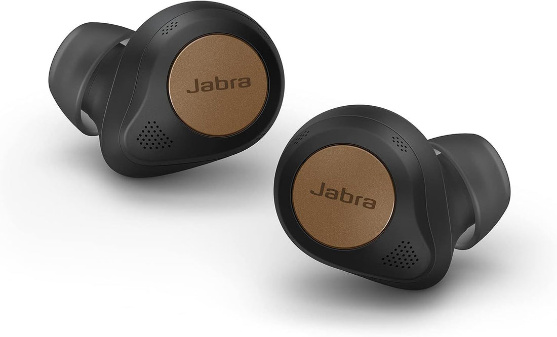 Jabra Elite 85t True Wireless Bluetooth Earbuds, Copper Black – Advanced Noise-Cancelling Earbuds with Charging Case for Calls & Music – Wireless Earbuds with Superior Sound & Premium Comfort
