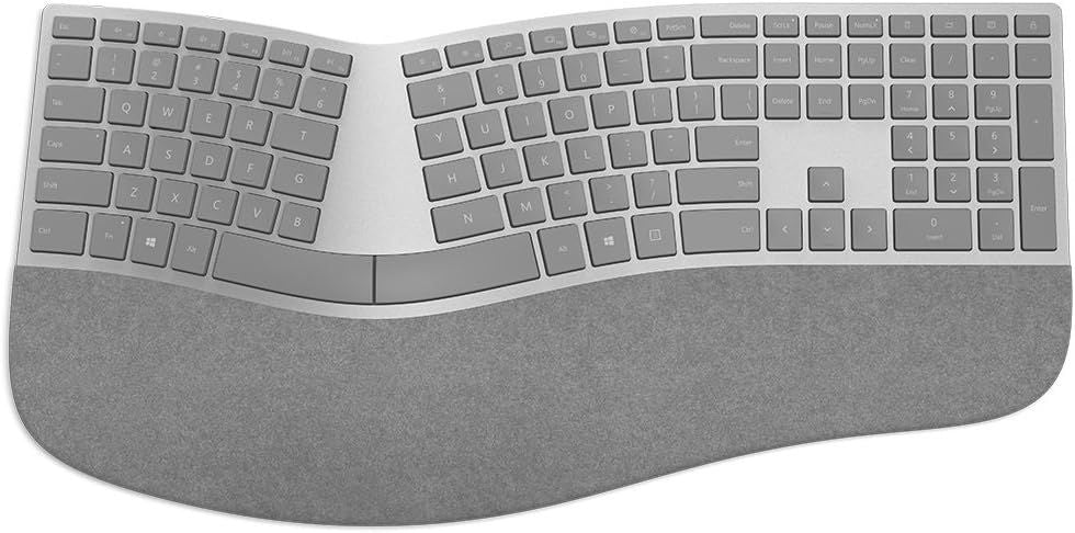 Microsoft Surface Ergonomic Kybrd SC Bluetooth English US Hdwr Gray