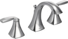 Moen T6905 Voss Two-Handle 8 in. Widespread Bathroom Faucet Trim Kit, Valve Required, Chrome, 0.5