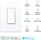 Kasa Smart 3-Way Light Switch Kit by TP-Link (HS210 KIT) - Neutral Wire and 2.4GHz Wi-Fi Connection Required, Works with Alexa and Google Home, No Hub Required, UL Certified, White,2 Count (Pack of 1)