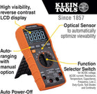 Digital Multimeter, TRMS Auto-Ranging, 1000V, Temp, Low Imp