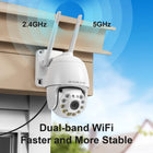 Outdoor Security Camera Wired 360, WiFi Camera Surveillance Exterieur for Home Security, Color Night Vision, 2-Way Audio,Pan Tilt Motion Detection Tracking,Waterproof IP Camera with Phone and PC App