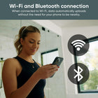 Wyze Scale Ultra, Smart Scale with 4.3 Color Display, Digital Bathroom Scale for Body Weight BMI Muscle Mass Composition, Wi-Fi & Bluetooth Body Fat Scale with Heart Rate, 400 lbs (Black)