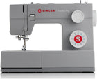 SINGER® 4423 (Grey) High Speed Heavy Duty Sewing Machine with Accessory Kit | 23 stitches deliver 97 applications, 50% more power for denim and canvas, 1100 stitches/min, metal frame, 1-step buttonhole