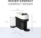 Nespresso Vertuo Pop+ Single Serve Coffee and Espresso Machine by Breville, Coconut White