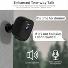 4PCs 2.4G-5G WiFi Security Camera Wireless Outdoor, 2K Battery Powered Cameras for Home Security with AI Detection, Color Night Vision, Siren, IP66, 2-Way Talk, SD/Cloud, Works Alexa&Google Assistant