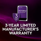 WD Purple 2TB Surveillance Hard Drive - 5400 RPM Class, SATA 6 Gb/s, 64 MB Cache, 3.5\ - WD20PURZ