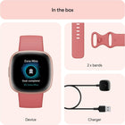 Google Fitbit Versa 4 - Fitness Smartwatch - Pink Sand / Copper Rose | Fitness Smartwatch with Daily Readiness, GPS, 24/7 Heart Rate, 40+ Exercise Modes, Sleep Tracking and More, One Size