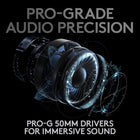 Logitech G PRO X Wireless Lightspeed Gaming Headset with Blue VO!CE Mic Filter Tech, 50 mm PRO-G Drivers, and DTS Headphone:X 2.0 Surround Sound, 20+ Hour Battery Life, Black