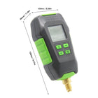 Digital Vacuum Gauge, 0-10000Pa Rechargeable Pressure Tester for HVAC Refrigeration, IP54 Water Dust Resistant, 7/16 inch Interface