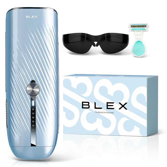 Blex Laser Hair Removal for Women and Men, IPL Hair Removal Device Effective in 2 Weeks, with Ultra-fast 0.2s Light Emission, Comfortable and Painless