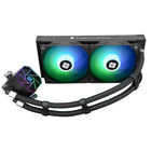 Aqua Elite 240 V3 Liquid CPU Cooler, AIO Pump Head Speed up to 3300RPM, TL-C12B-S V2×2 PWM Fans,for AMD/AM4/AM5, Intel LGA1150/1151/1200/2011/1700, Computer CPU Aio Cooler