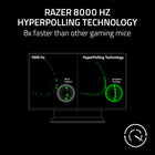 Razer DeathAdder V3 Wired Gaming Mouse: 59g Lightweight Ergonomic - 30K DPI Optical Sensor - Gen-3 Optical Switches - 8K Polling - 8 Programmable Controls - Speedflex Cable - Black