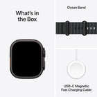 Apple Watch Ultra 2 [GPS + Cellular 49mm] Smartwatch, Sport Watch with Rugged Black Titanium Case with Black Ocean Band. Fitness Tracker, Precision GPS, Action Button, Extra-Long Battery Life Watch