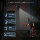 4PCs 2.4G-5G WiFi Security Camera Wireless Outdoor, 2K Battery Powered Cameras for Home Security with AI Detection, Color Night Vision, Siren, IP66, 2-Way Talk, SD/Cloud, Works Alexa&Google Assistant