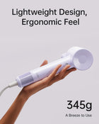 Laifen Hair Dryer SE Lite, Blow Dryer with Nozzle for Curly Hair, 200M Ionic Hair Dryer with 105,000 RPM Low Noise Brushless Motor for High-Speed Drying, for Travel & Home