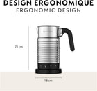 Nespresso Aeroccino 4 Milk Frother - Automatic Hot & Cold Foam Maker for Coffee, Latte, Cappuccino, and Macchiato - Silver