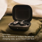 Beats - Powerbeats Fit - Wireless Noise-Cancelling Workout Earbuds with Ultimate Secure Fit, IPX4, Up to 30H of Battery Life & Charging case, Compatible with Apple & Android - Jet Black