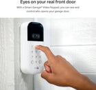 Open Solutions Canada, myQ Smart Garage Door Video Keypad with Wide-Angle Camera, Customizable PIN Codes, Smartphone Control - Access Works with Chamberlain, LiftMaster and Craftsman Openers, White