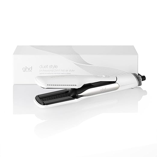 ghd Duet Style | 2-in-1 Flat Iron Hair Straightener + Hair Dryer, Hot Air Styler to Transform Hair from Wet to Styled