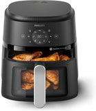 Philips 2000 Series Airfryer, RapidAir Technology, 13-in-1 Ways to Cook, 4.2L Capacity, Healthier Meals Up to 90% Less Fat, Easy to Clean, Dishwasher Safe, Touchscreen Control, HomeID App (NA221/00)