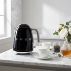 Smeg 50\'s Retro Style Kettle, 1.7L, 7 Cups, Automatic Shut Off, Black, KLF03BLUS